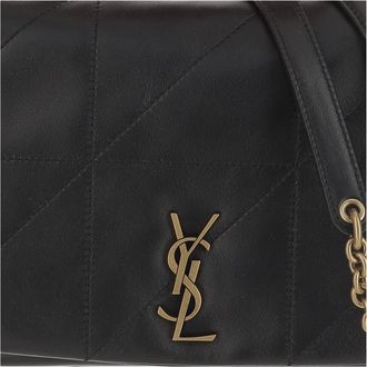 Saint Laurent Womens Jamie 4.3 Small Lambskin Leather Bag Black Shoulder