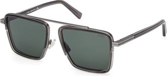 Ermenegildo Zegna Green Navigator Mens Sunglasses EZ0272 20N 57
