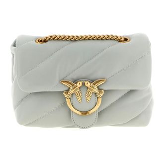 Pinko Pinko, Dames, Tassen, Grijs, Maat: ONE Size Leer