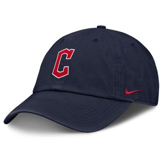 Nike Cleveland Guardians Club Mens Nike Mens MLB Adjustable Hat in Blue | NB0141SGUA-BEK