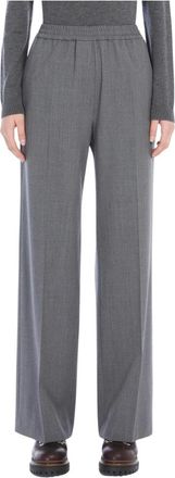 Max Mara Dames, Broeken, Grijs, Maat: XS