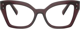Dolce & Gabbana Eyewear Occhiali cat-eye - Viola