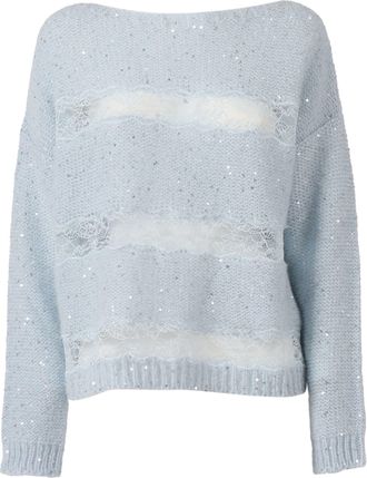 Ermanno Scervino Boat Neck Sweater