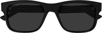Gucci Sunglasses, male, Black, Size: 55 MM Sunglasses
