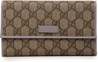 Gucci Pre-owned Gucci GG Supreme Continental Flap Wallet Ladies GFJK2PPALICB0FY7