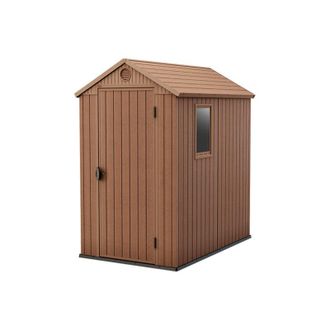 Keter Cobertizo De Madera/pvc Darwin Keter Marr&oacute;n 4x6