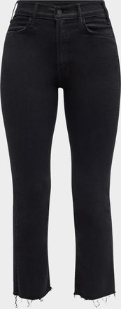 Mother Lil & apos; Hustler Ankle Fray Jeans
