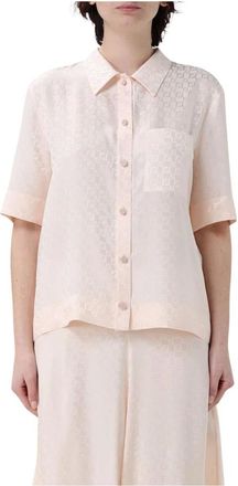 Fendi Mujer, Blusas y Camisas, Beige, Talla: M