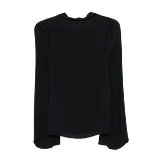 N&deg;21 Blouses, female, Black, Size: L Fabric Blouse
