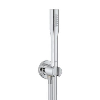 GROHE Euphoria Cosmopolitan Stick Handdoucheset - 1 straalsoort - met houder - met wandaansluitbocht - gladde slang - 150cm - chroom