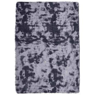 Berkfield Home Shaggy Rug High Pile NAVARRA Dark Grey 240x340 cm Polyester | Size: Medium