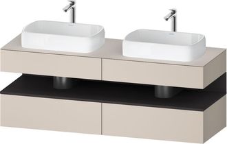Duravit Qatego Consola Mueble Bajo Lavabo, 2 Extensiones, 2 - Duravit