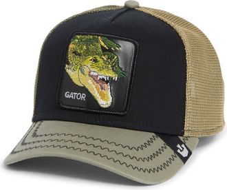 Goorin Brothers Gator Patch Trucker Hat in Olive at Nordstrom Rack