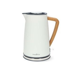 Nedis Caldera De Agua 17 Litros Suave Al Tacto Blanco Giratorio 360 Grados Elemento Calefactor Oculto Control Strix Funcion De Ebullicion Baja