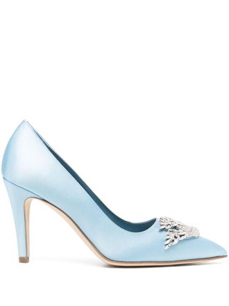 Manolo Blahnik Pumps Palos 90mm - Blu