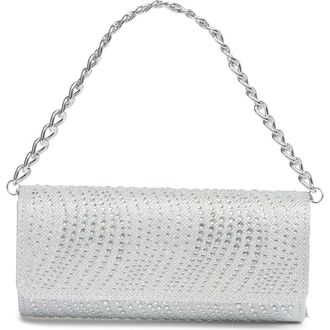 Jessica McClintock Max Embellished Shoulder Bag in Silver at Nordstrom Rack