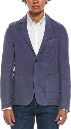 Officine G&eacute;n&eacute;rale Officine Generale Nehemiah Linen-Blend Jacket