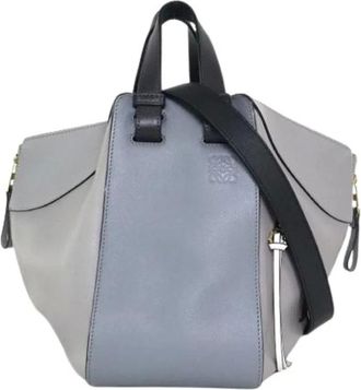 Loewe Borsa Pre-owned- Borsa a Spalla - - Pre-owned - Donna - Grigio - ONE SIZE