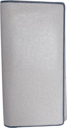 Louis Vuitton Taiga Black Gray Taiga Leather Wallet (Bi-Fold) (Pre-Owned)