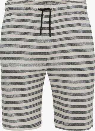 Genti Gestreepte Korte Broek | Donkerblauw