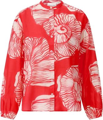 Fab By Fabienne Chapot Fabienne Chapot, Dames, Blouses & Shirts, Rood, Maat: XL