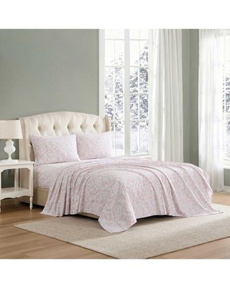 Laura Ashley Merritt Floral Cotton Sheet Set