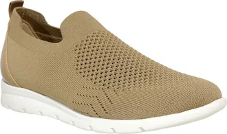 David Tate Galvin Slip-On Sneaker in Taupe Fabric at Nordstrom, Size 10.5