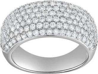 LuvMyJewelry Grandeur 1.50 Ct Natural Diamond 10K Gold Ring in 10K White Gold at Nordstrom, Size 7