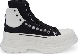 Alexander McQueen Tread Slick sneakers - men - Rubber/Fabric/Fabric - 40 - Black