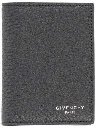 Givenchy Grain Leather Card Case - Black