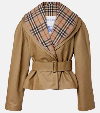 Burberry Burberry Check cotton jacket