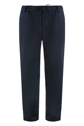 Moncler Navy Blue Drawstring Trousers