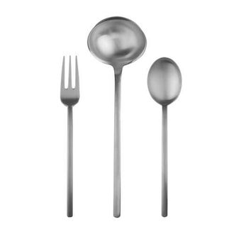 Mepra Due Serving Set - 3 Pieces in Ice Silver at Nordstrom