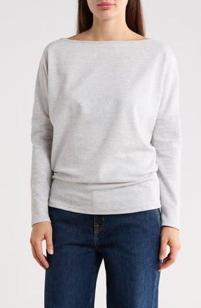 Go Couture Boat Neck Dolman Sleeve Sweater in Moonstruck at Nordstrom Rack, Size X-Large
