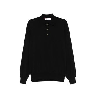 Brunello Cucinelli Long-sleeve Polo Shirt