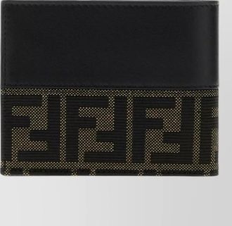 Fendi leather bifold wallet