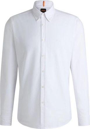 HUGO BOSS Rickert_M Formeel Shirt - Heren - Zakelijke Overhemden - Wit - XL - Overhemden