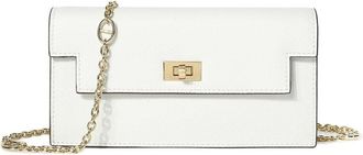 Tiffany & Fred Saffiano Leather Convertible Wallet/Clutch