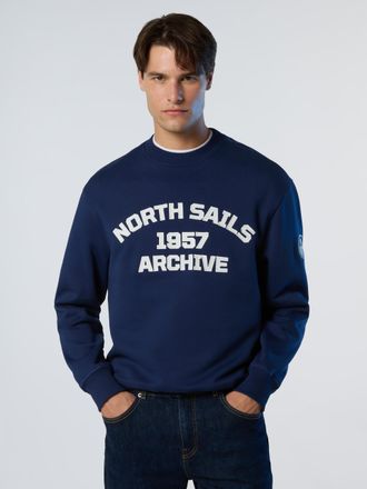 North Sails Sweatshirt Archiefstijl met oogje