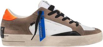 Crime London Schoenen, Heren, Veelkleurig, 41 EU, Leer, Sk 8 Deluxe Sneakers