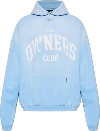 Represent Owners Club Hoodie - Heren - Hoodies - Blauw - M - Katoen - Hoodies & sweatvesten