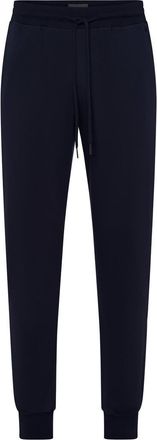 Hanro Living Cotton Drawstring Lounge Pants in Black Iris at Nordstrom, Size Xx-Large