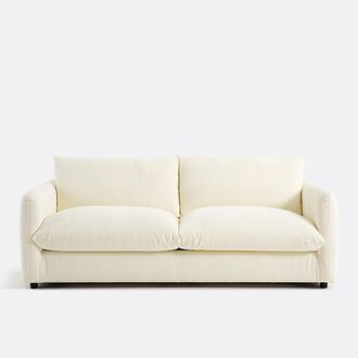 La Redoute Interieurs 2-, 3-, 4-zitsbank, reli&euml;ffluweel Yde