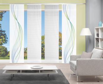 Vision S Schiebegardine »4ER SET HEIGHTS« Paneelwagen 4 Stk. tlg. HxB: 260x60, Schiebevorhang 4er Set Digitaldruck