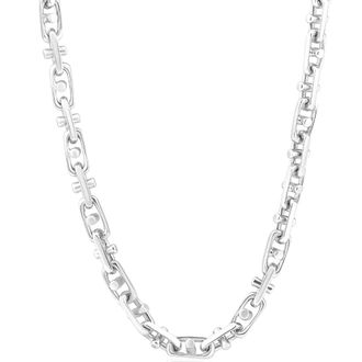 Pompeii3 Mens 14k Gold (78gram) or Platinum (146gram) 7mm Link Chain Necklace 20