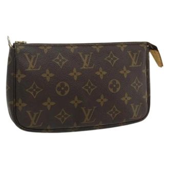 Louis Vuitton Pre-owned Clutches, female, Brown, Size: ONE SIZE Pre-owned Pouch