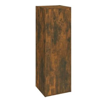 Berkfield Home TV Cabinets 2 pcs Smoked Oak 30.5x30x90 cm Engineered Wood in Brown