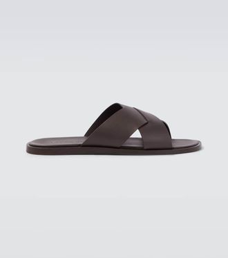 Orlebar Brown Muro leather sandals