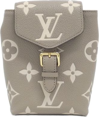 Louis Vuitton Cream Tourterelle Leather Backpack (Pre-Owned)