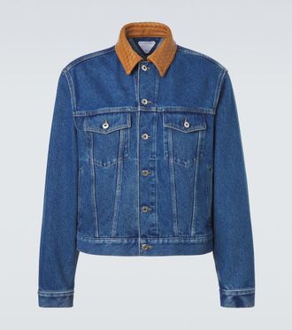 Bottega Veneta Intrecciato denim jacket